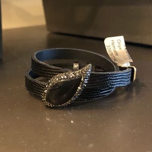 La Costa organic bracelet, Hematite and Onyx